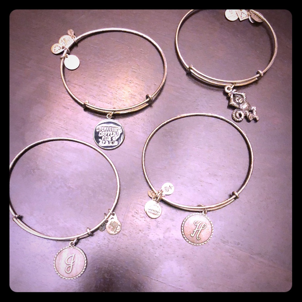 Alex and Ani Lot Monkey Initials Every Happens